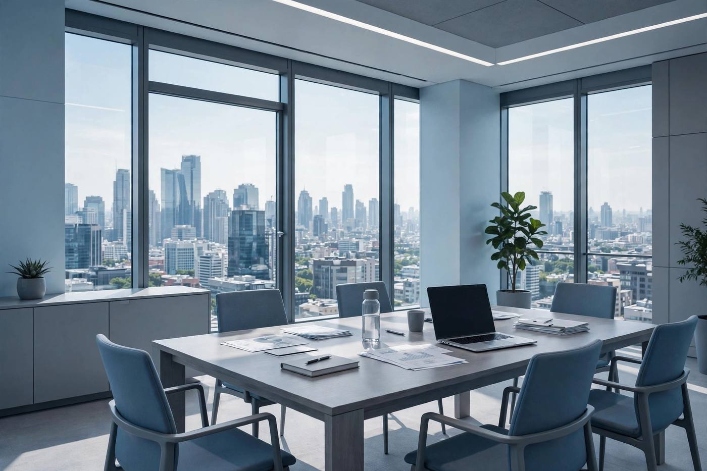 Modern office meeting room